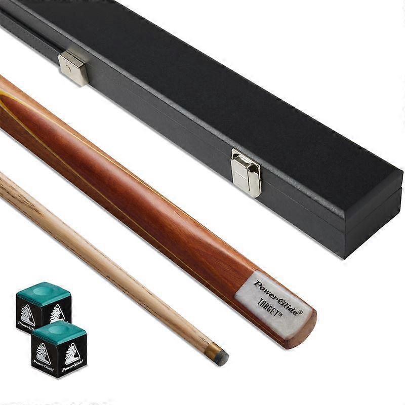 Powerglide Target Snookerqueue, 2-teilig, Queue-Set mit Koffer
