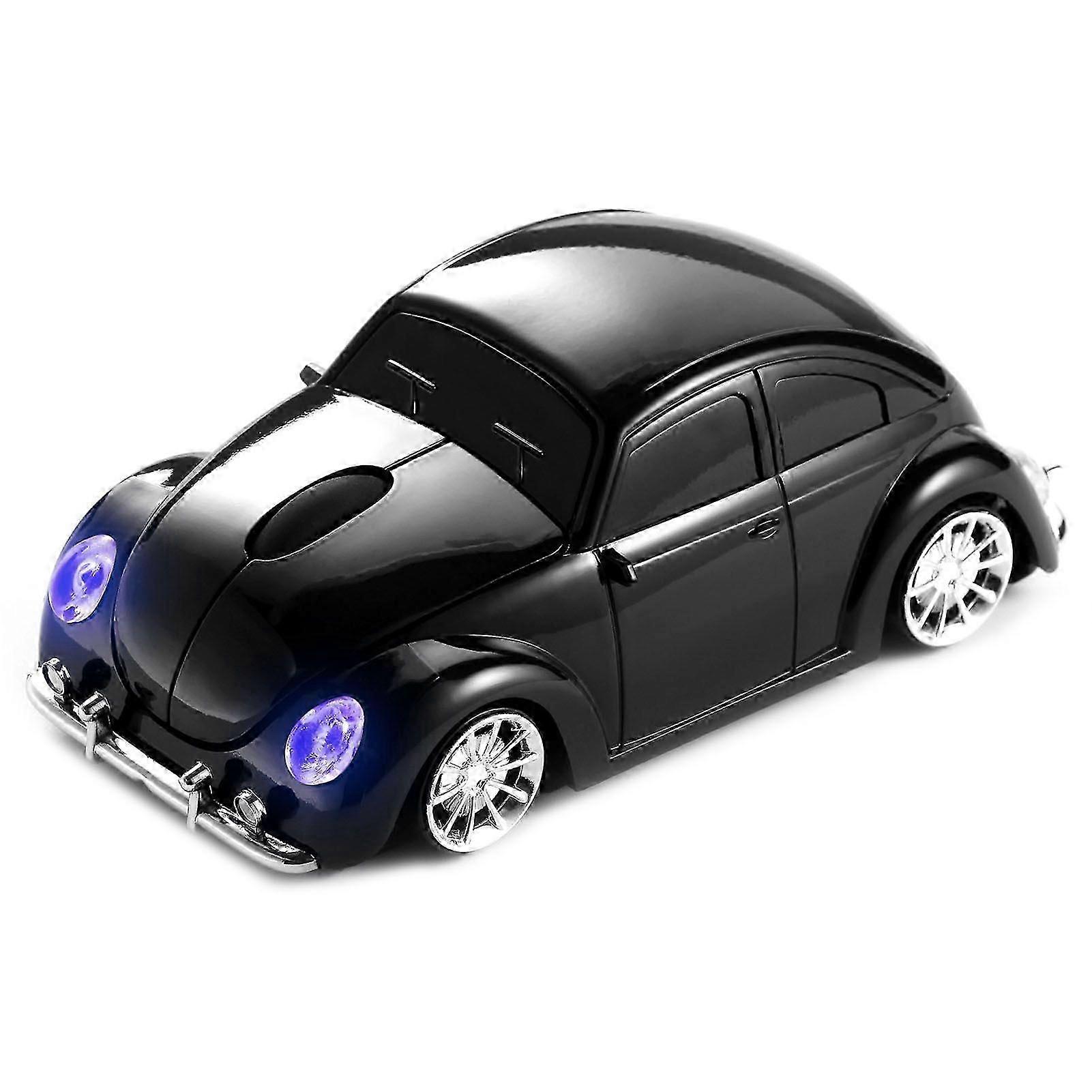 Cartoon Mini Car Wireless Mouse Ergonomics Cozy Grip 1000 DPI Plug-Play Mute Optical Mouse Battery Powered Laptop Tablet Mouse Computer Accessories Of