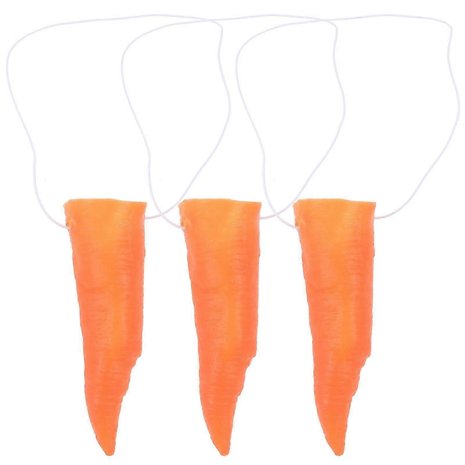 3pcs Cosplay Clown Nose Props Decorative Carrot Noses Snowman Carrot Noses-Yvan