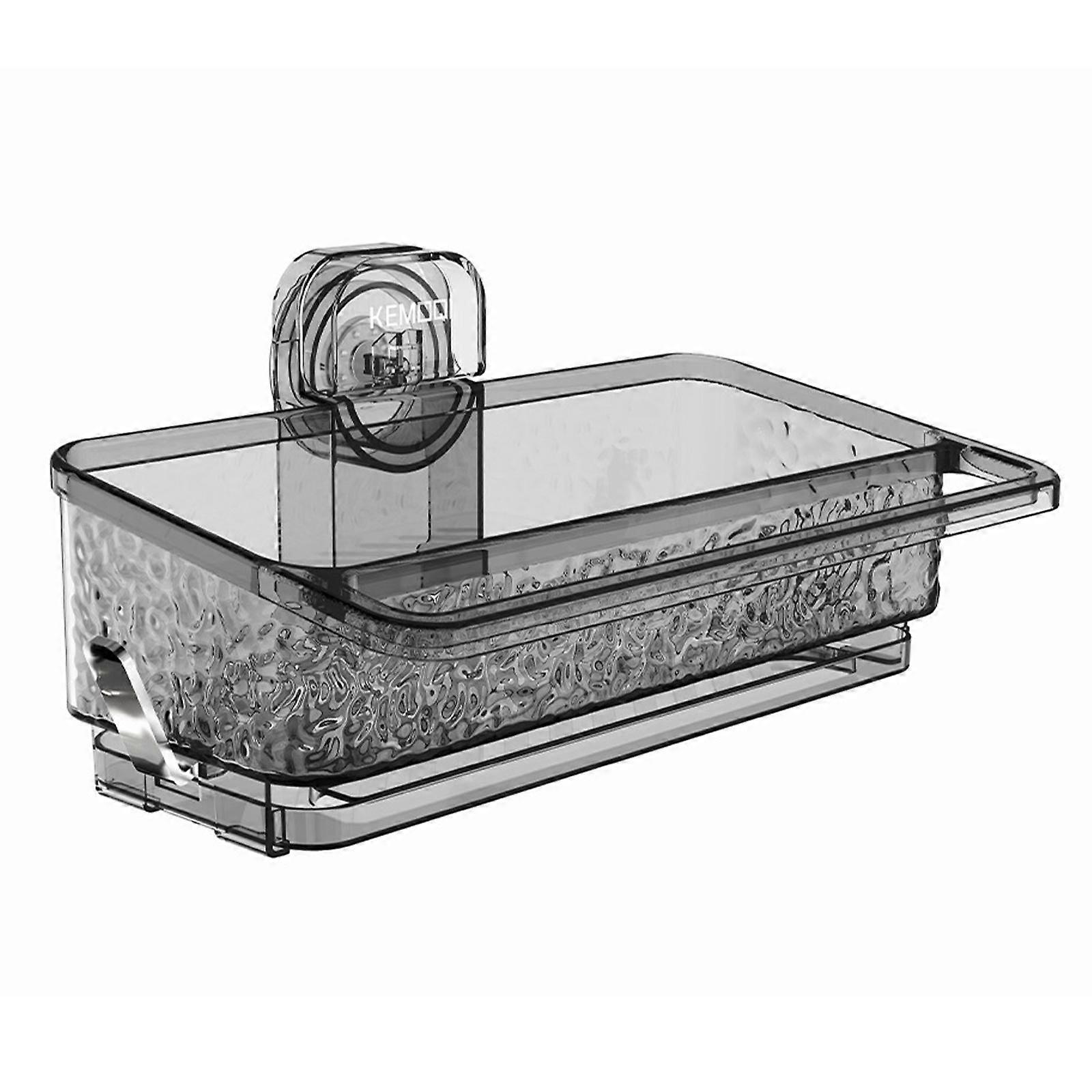 Suction Shower Shelf Shower Organizer Multifunctional Space Saving Drain Basket