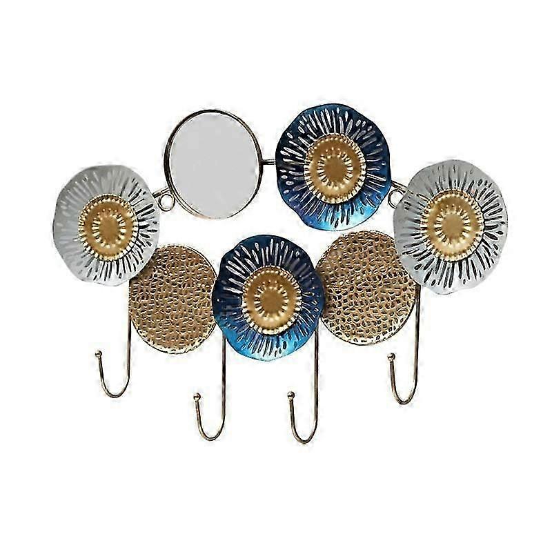 Creative Iron Art Wall Hook Shelf Key Hook Wall Decoration