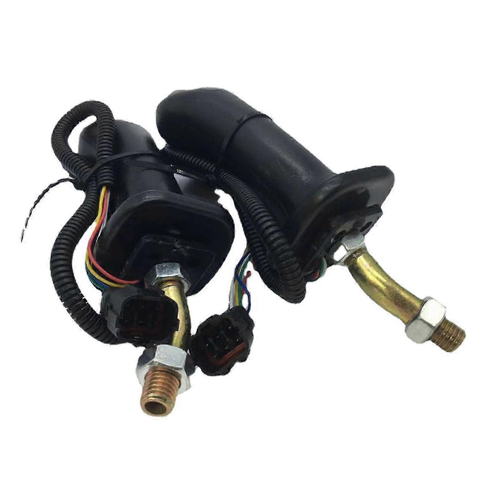 Excavator Joystick Handles 2PCS Ergonomic Grip for Precise Control and Easy Operation