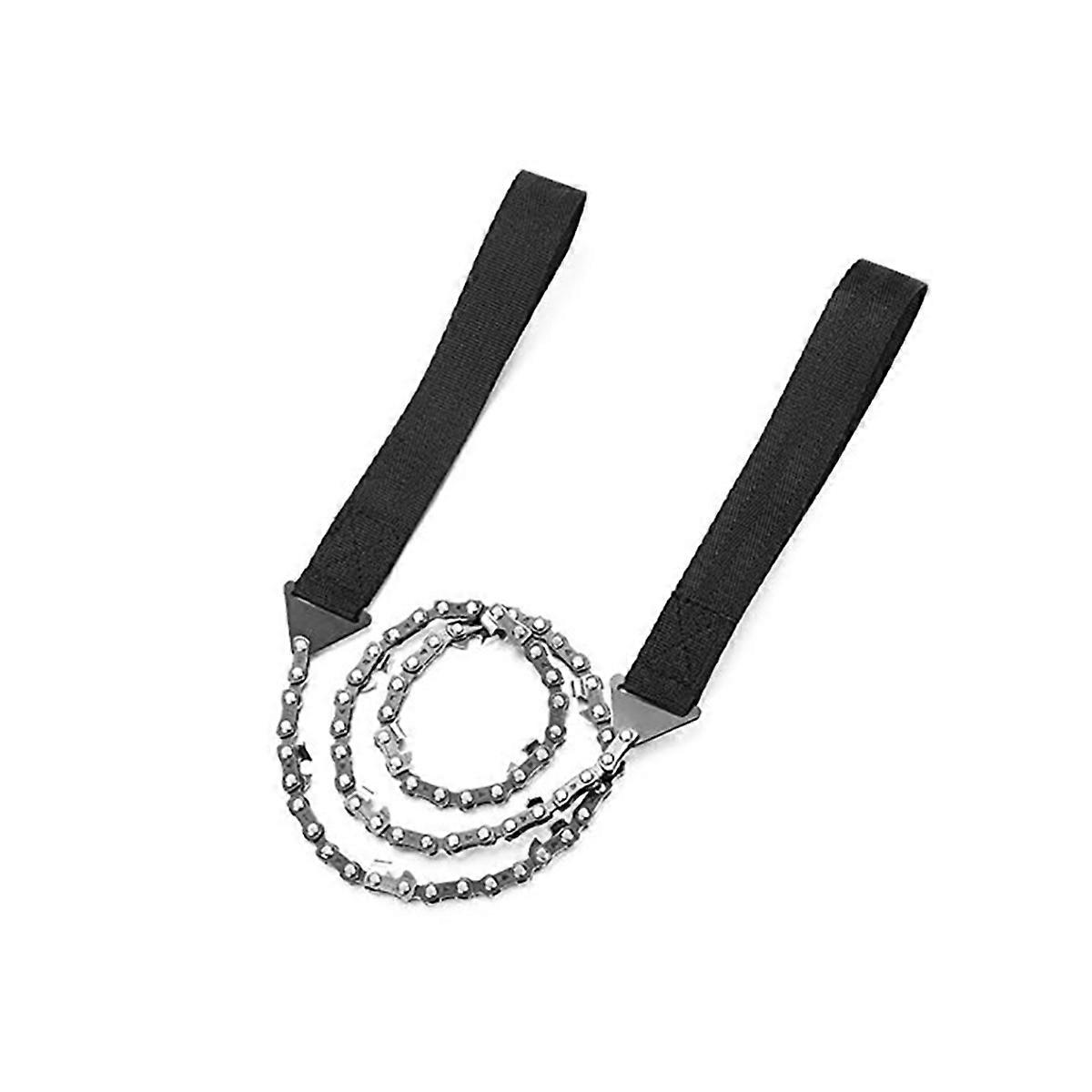 Portable manual chain saw, outdoor chain wire saw, 11 teeth pocket