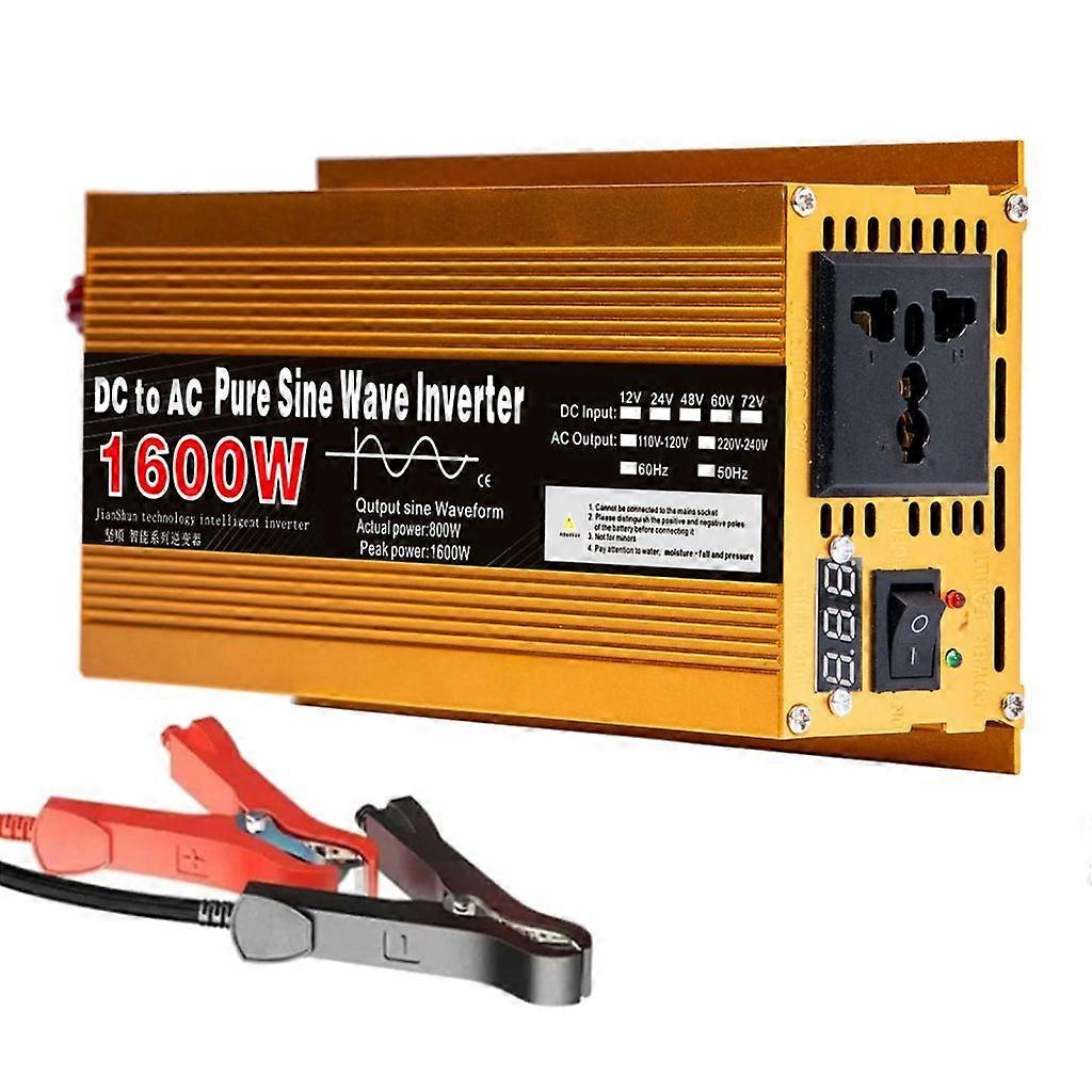 Mobile Power Solution ABS Sine Waves Solar Inverters Simple to Use for Vehicles