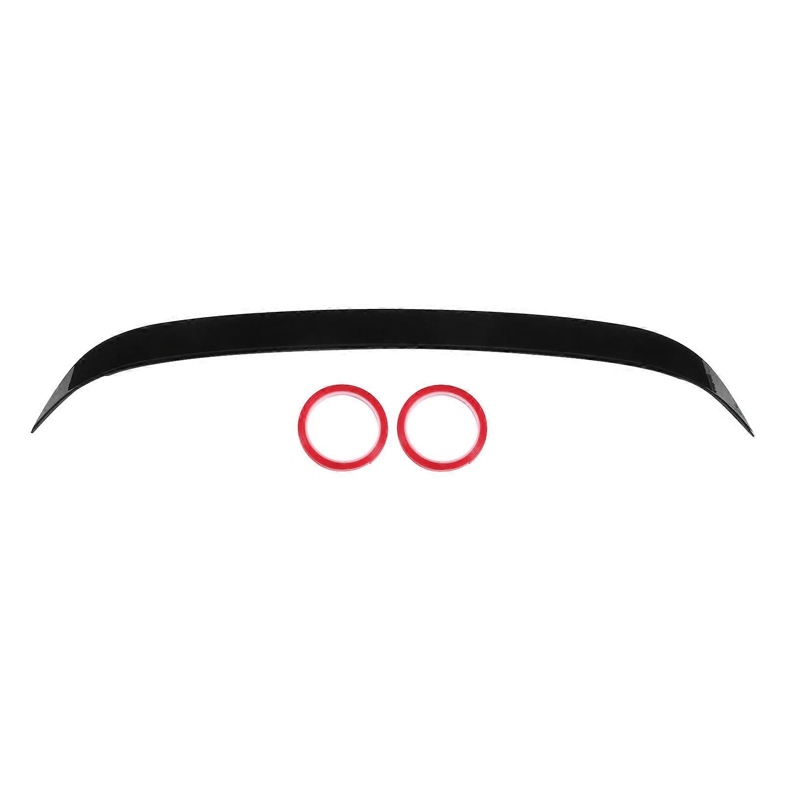 Rear Trunk Spoiler Glossy Black Auto Modification Replacement for MK8 Standard 2021+