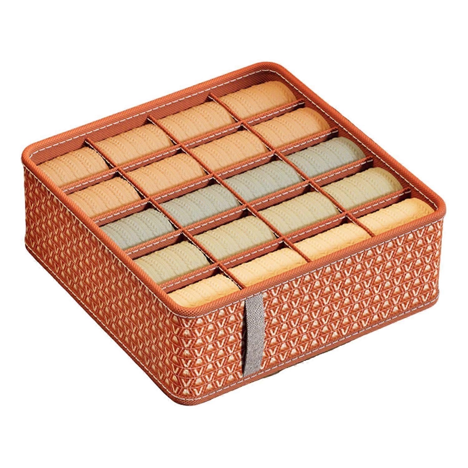 Underwear Storage Box Bra Socks Organizer Large Capacity Multiple Compartments Closet Storage