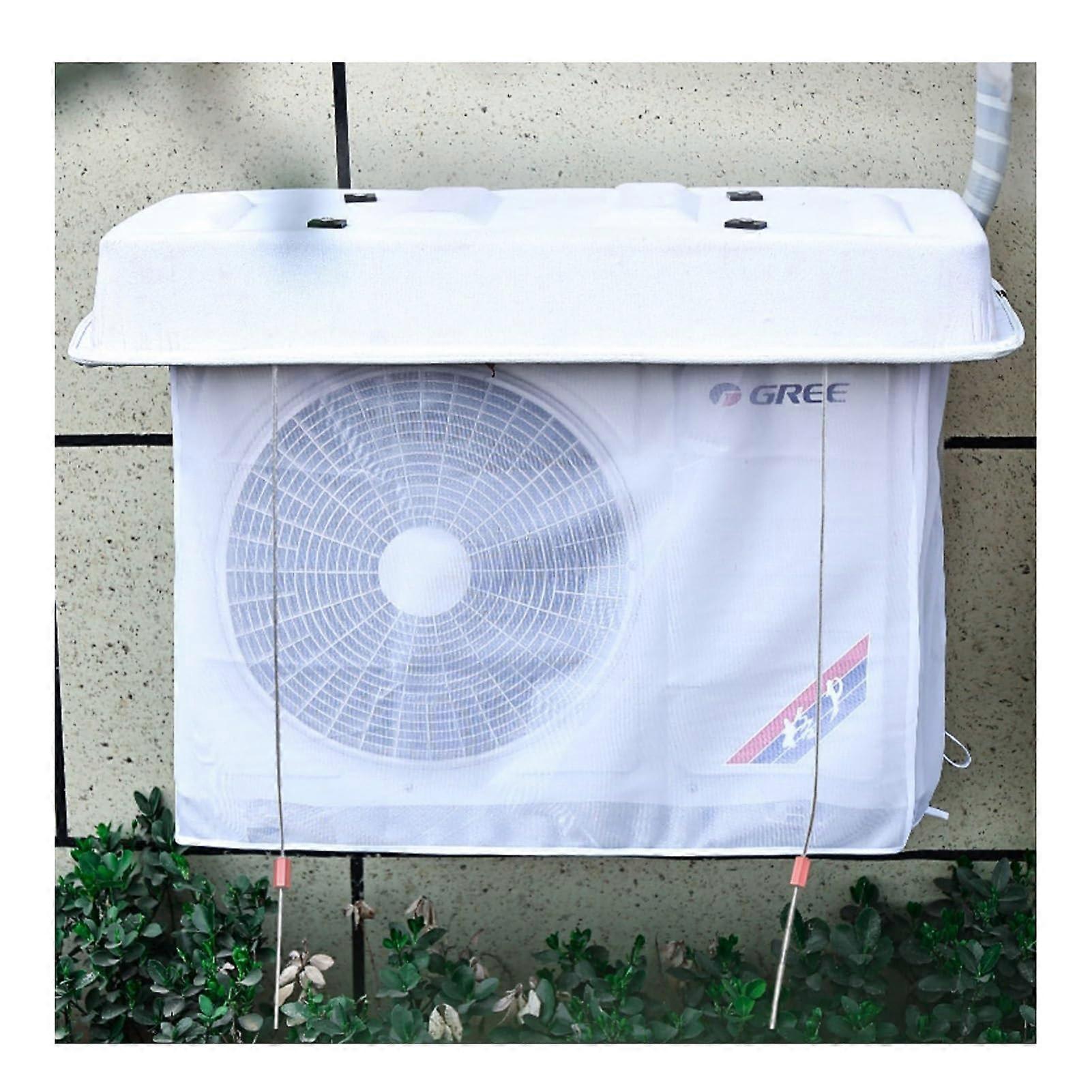 Air Conditioner Cover Dustproof for External Window Heat Pump Unit