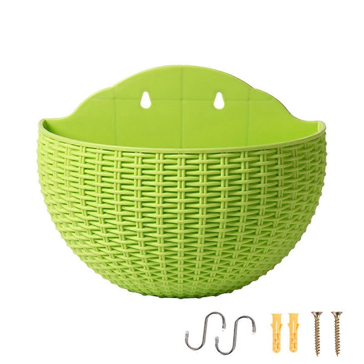 Green Wall Planter Wall-Mounted Planter Semi-Circular Fence Planter