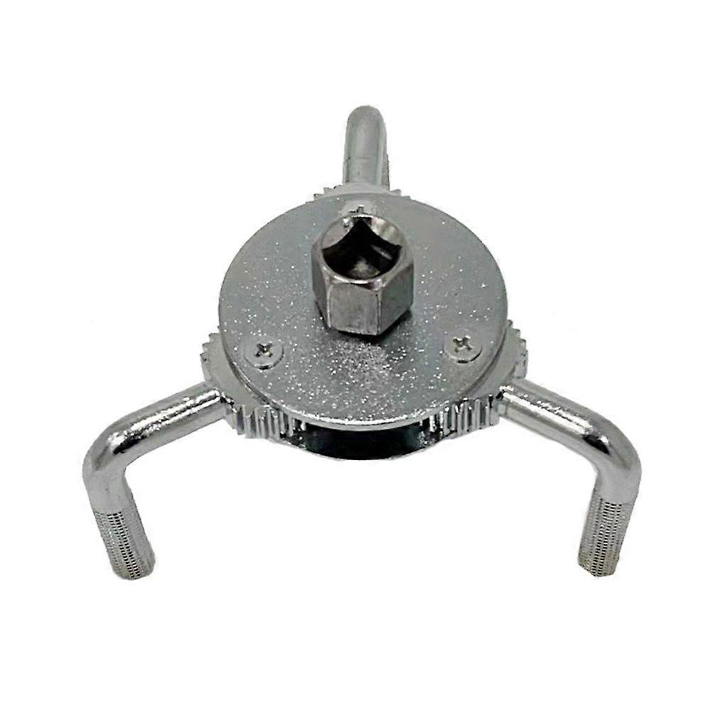 Adjustable Oil Filter Wrench 3 Jaw Socket Adapter Auto Disassembly Repair Tools