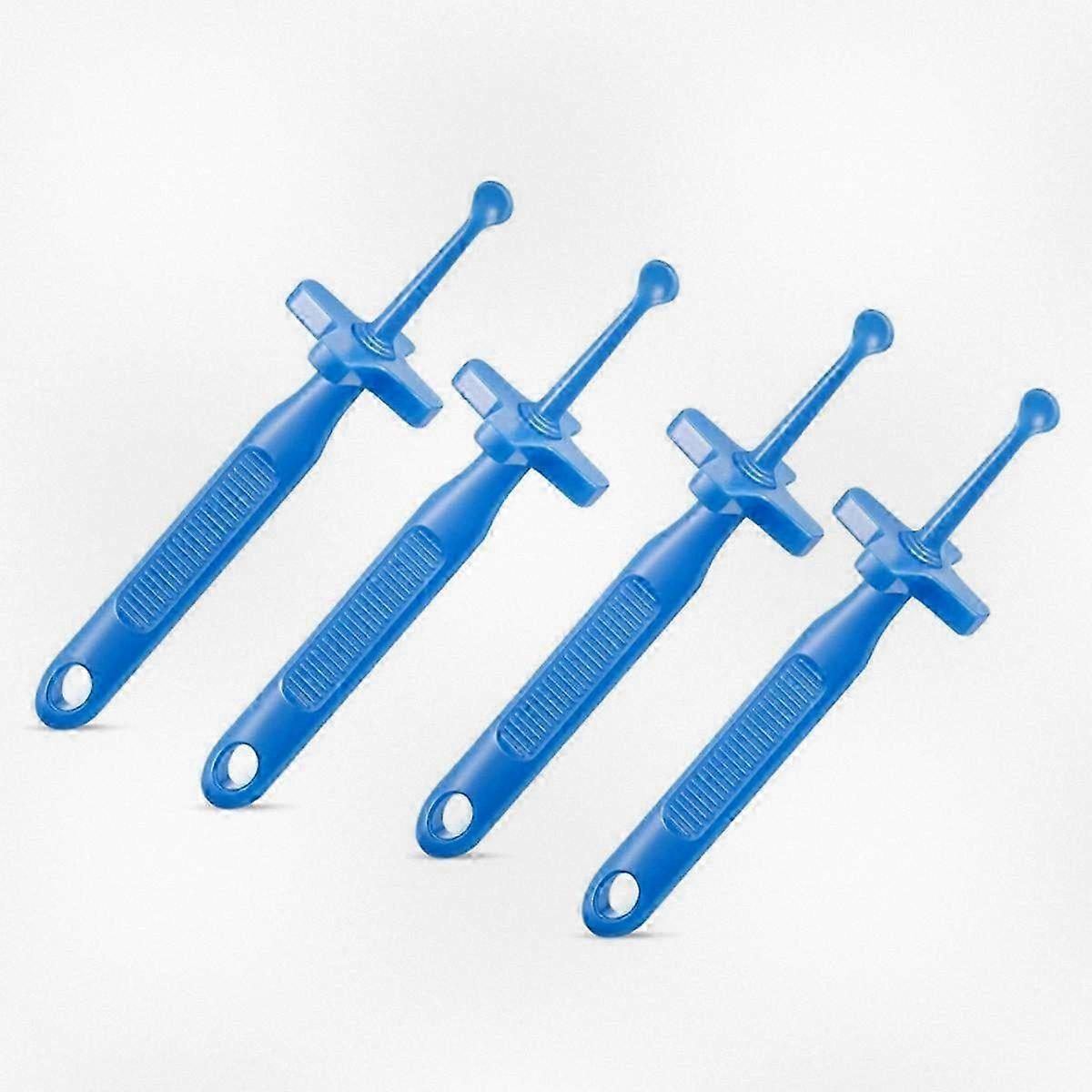 4 Reusable Plastic Ear Wax Removal Tools with Safety Guard