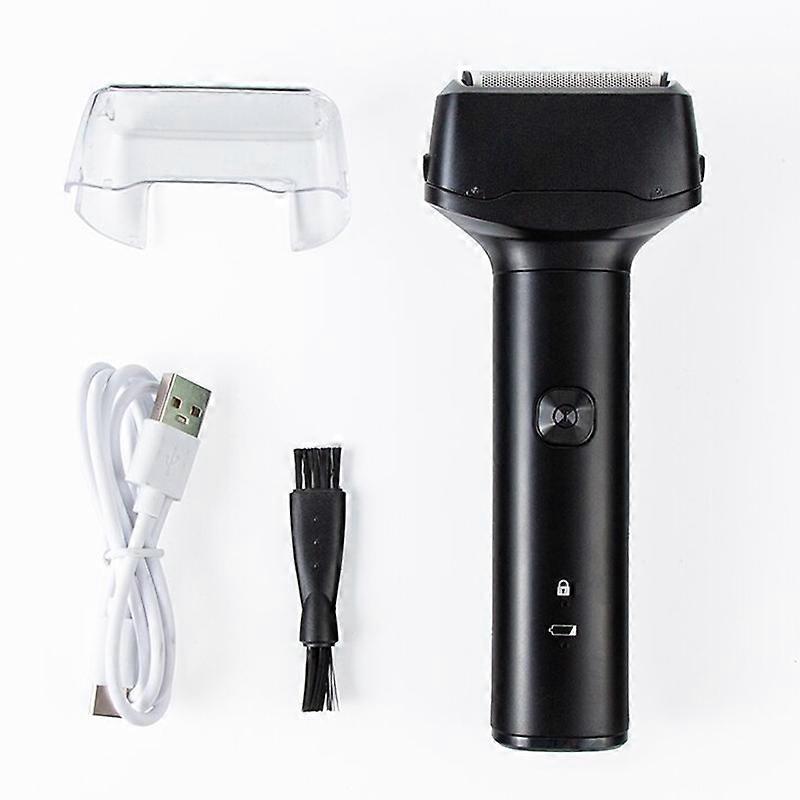 Men Reciprocating 3-Blade Rechargeable Shaver Washable Portable Beard Razor