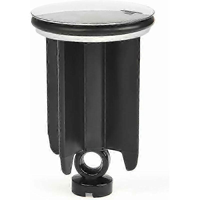 Adjustable wash basin connection for bathroom, universal connection - black