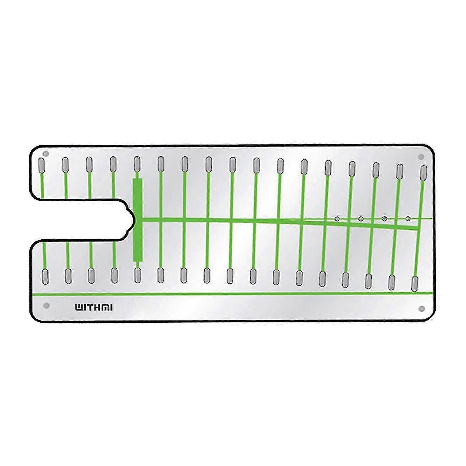 Convex Golf Alignment Mirror - Home & Office Practice Equipment for Consistent Shots