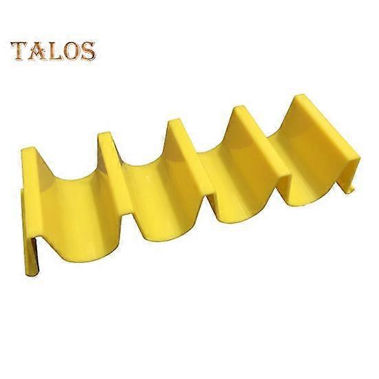 Taco Holder Plates 4-Slot Tortilla Rack for Taco Shells Reusable Crepe Party Serving Plates Tortilla Display Rack