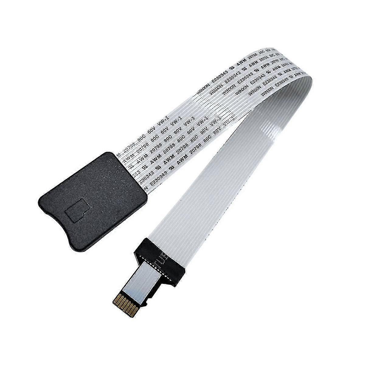 25cm Micro-sd To Micro-sd Card Extension Cable Tf Memory Card Reader Extension Adapter Cable For 3d Printer