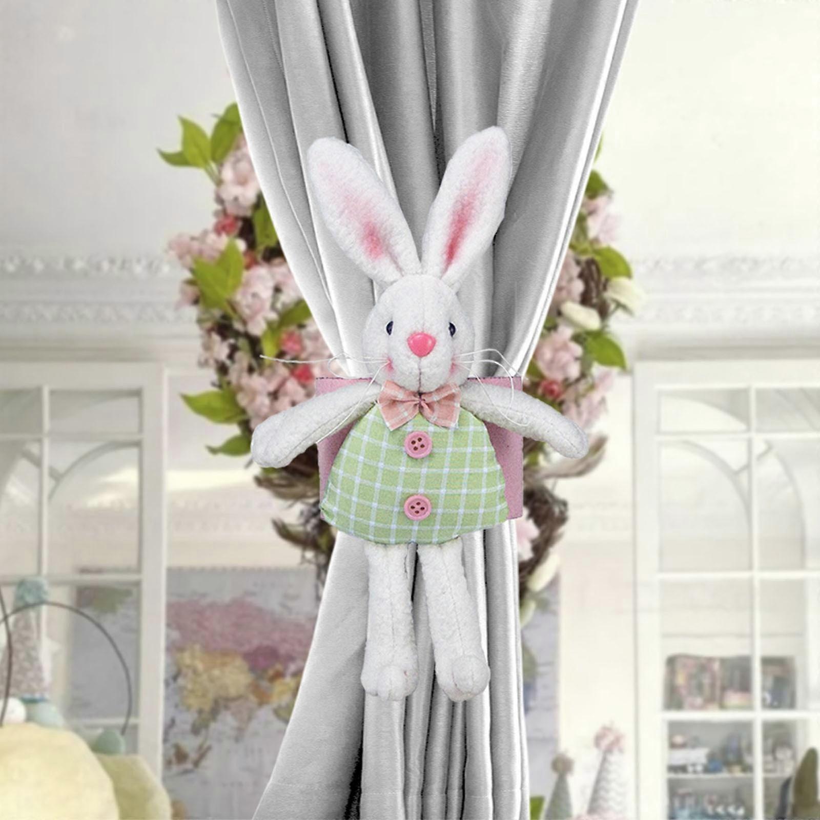 Easter Curtain Buckle Easter Window Decoration Home Decor pp191