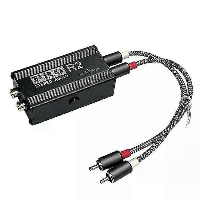 1 Piece Ground Loop Audio Isolator Audio Noise Filter RCA Noise Suppressor Isolator