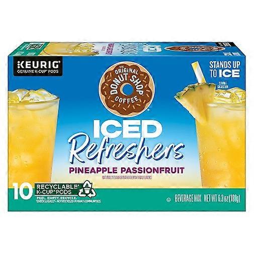 Donut Shop Iced Refreshers Pineapple Passionfruit Single Serve K-Cup Pods