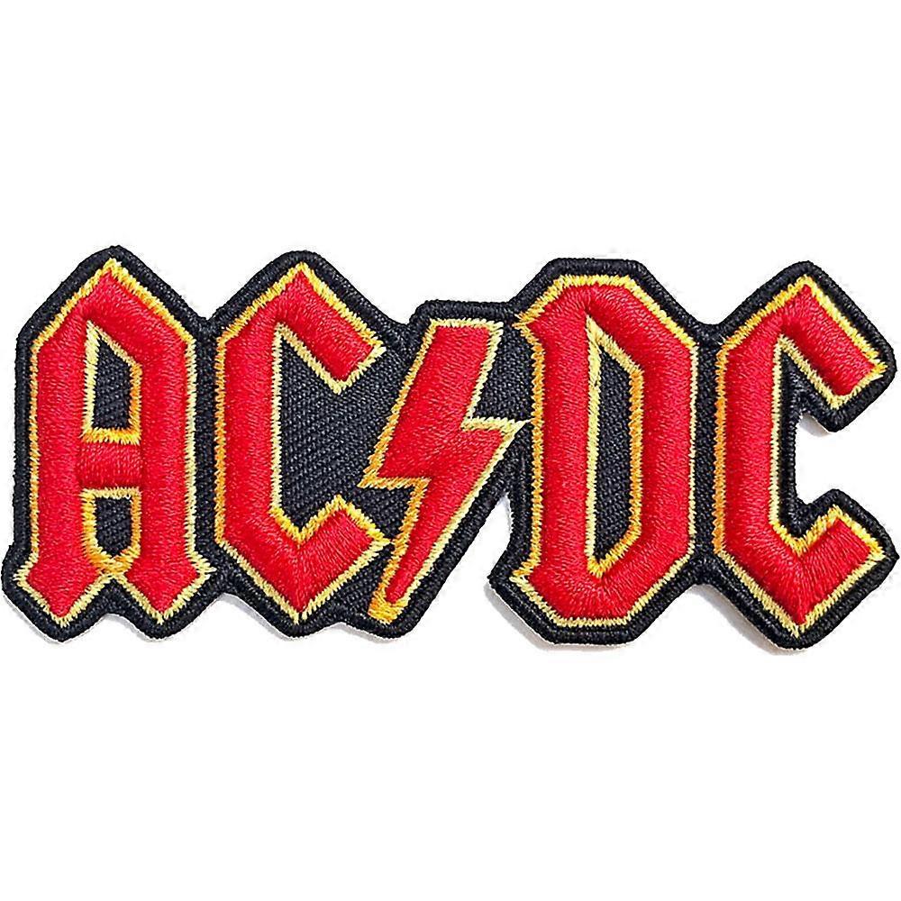 AC/DC Logo Cut Out Iron On Patch | Fruugo UK