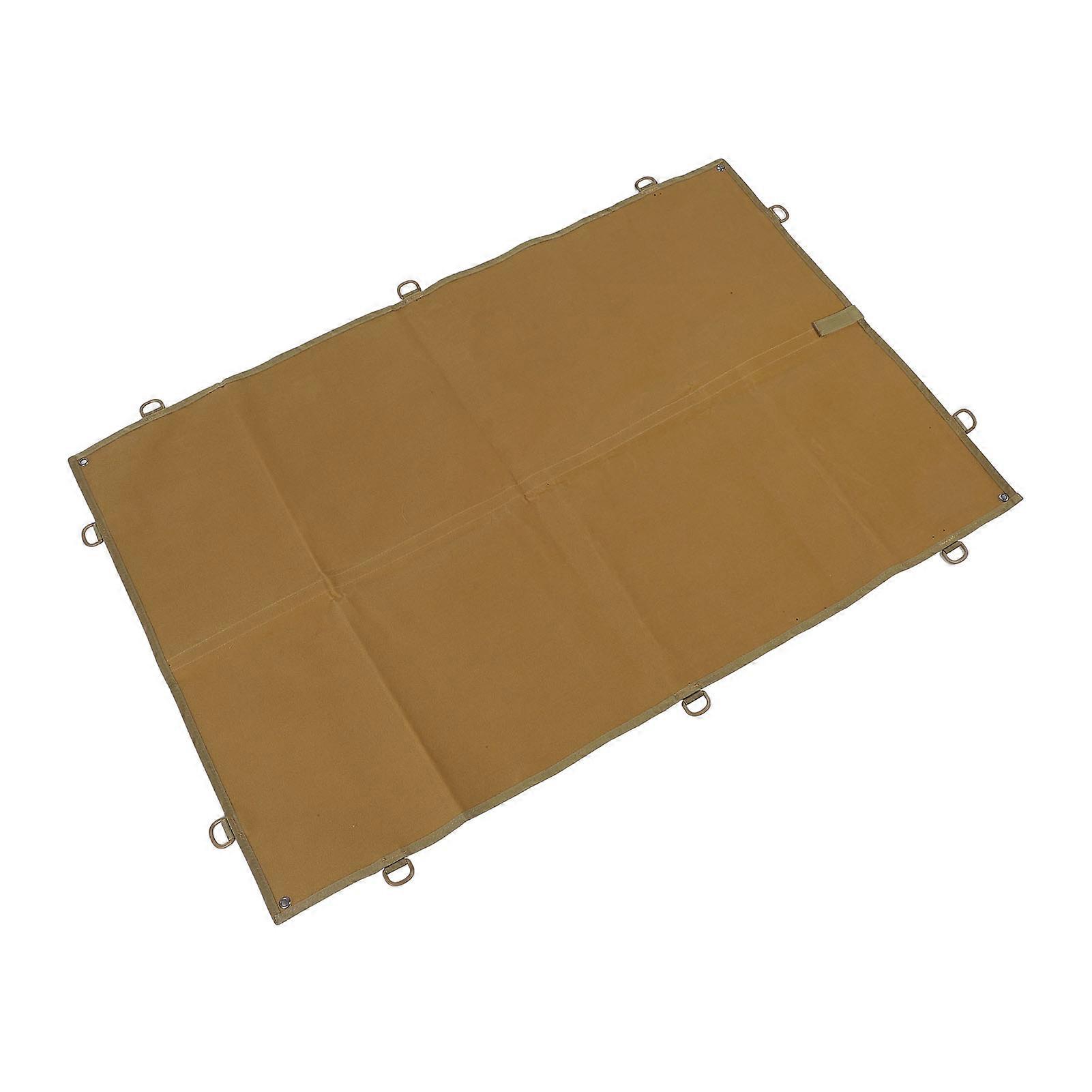 Patch Display Holder Board with Loop Surface Nylon Moral Patch Wall Organizer Storage Holder Panel for Showing Hook and Loop Emblems Patches Khaki M