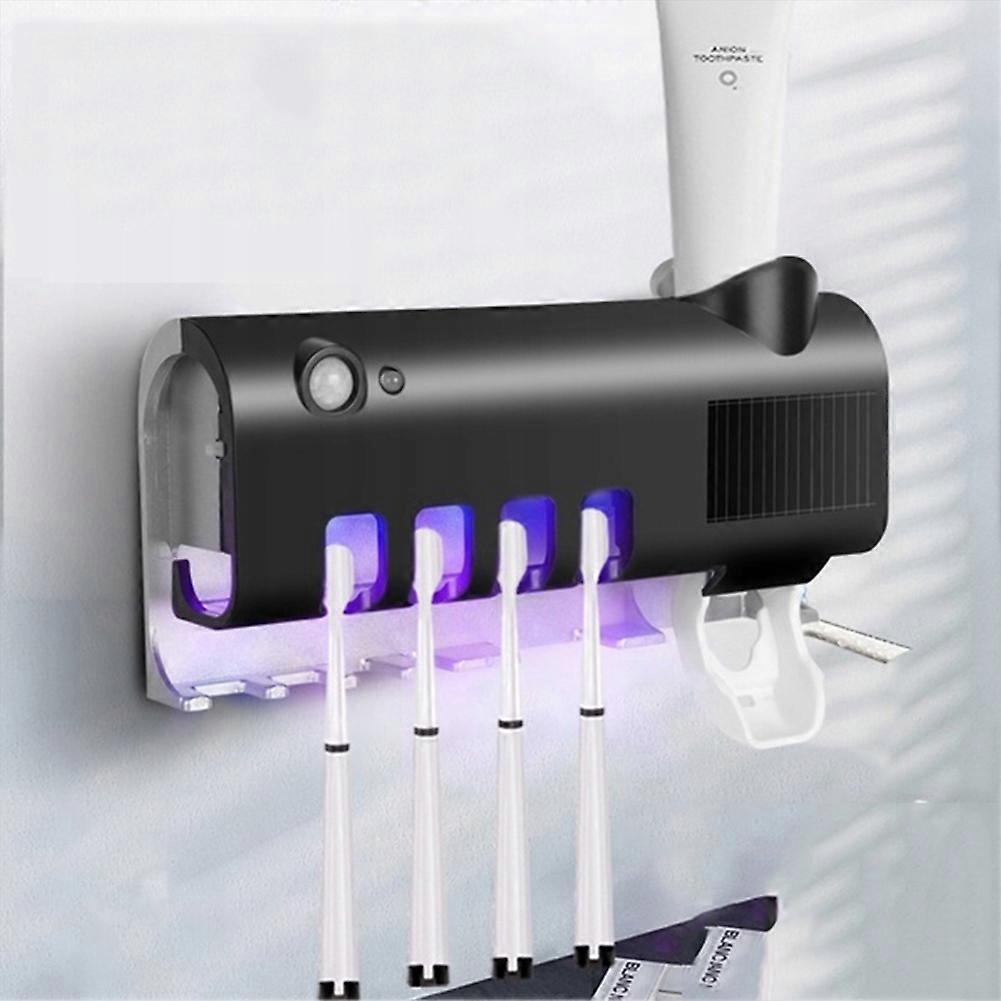 Paste Dispenser With Brushes Uv Sterilizer