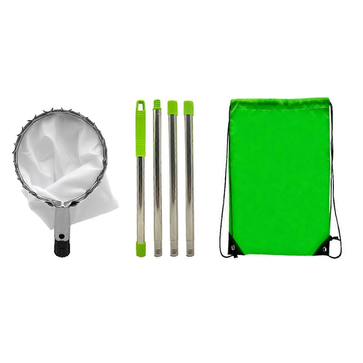 Fruit Picker with 4 Telescopic Pole Metal Fruit Picker Picking Tools