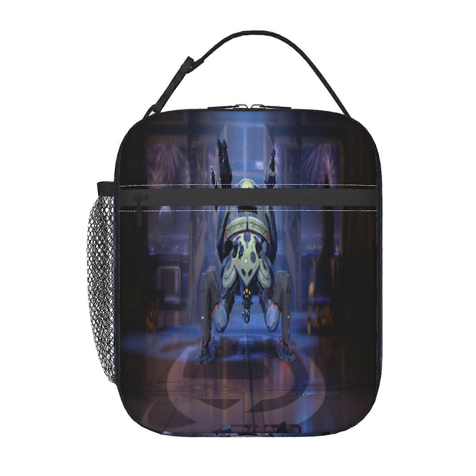 g185 War of the Robots Lunch Bag Allergy-Safe Edition, Separate Compartments to Prevent Cross-Contamination y185