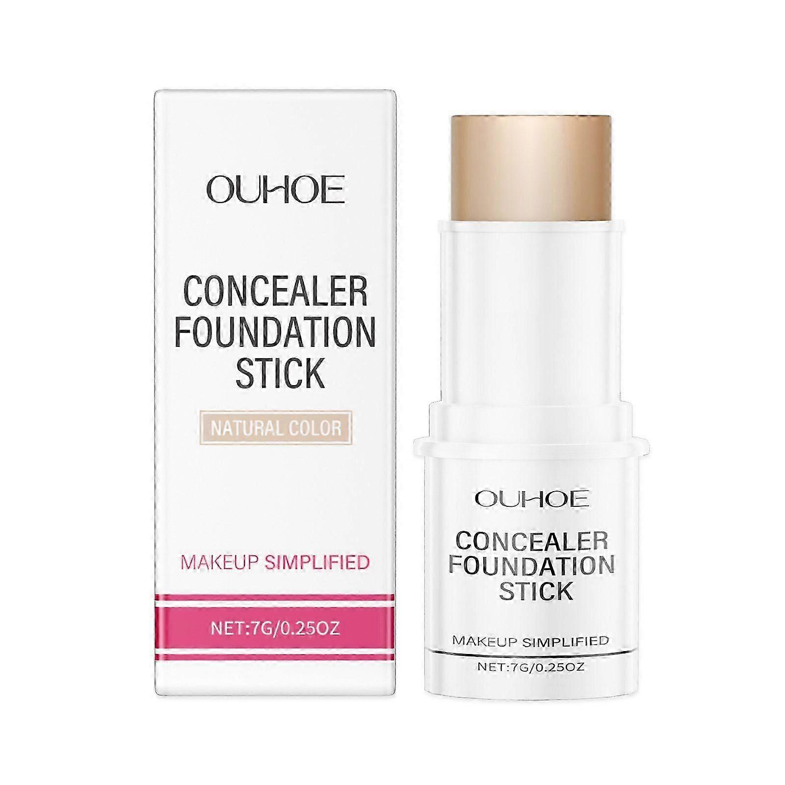 Ouhoe Natural Color Concealer Stick Foundation Light Transparent Moisturizing Modified Flaw Portable Stick Foundation