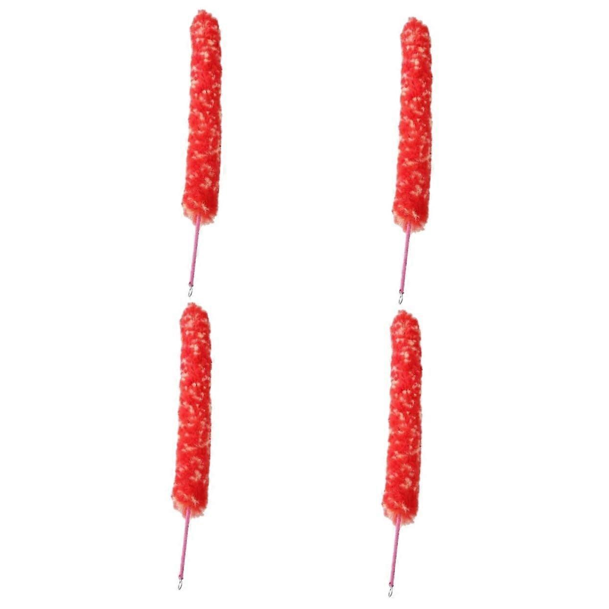Flute Cleaning Brushes Set of 4 with Non-Slip Grip and Nylon Bristles for Flute Maintenance Ref: 9971