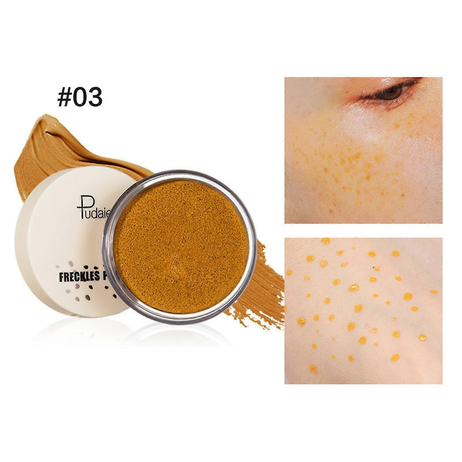 قلم النمش السائل النمش ختم وسادة الهواء النمش القلم القهوة الطبيعية براون