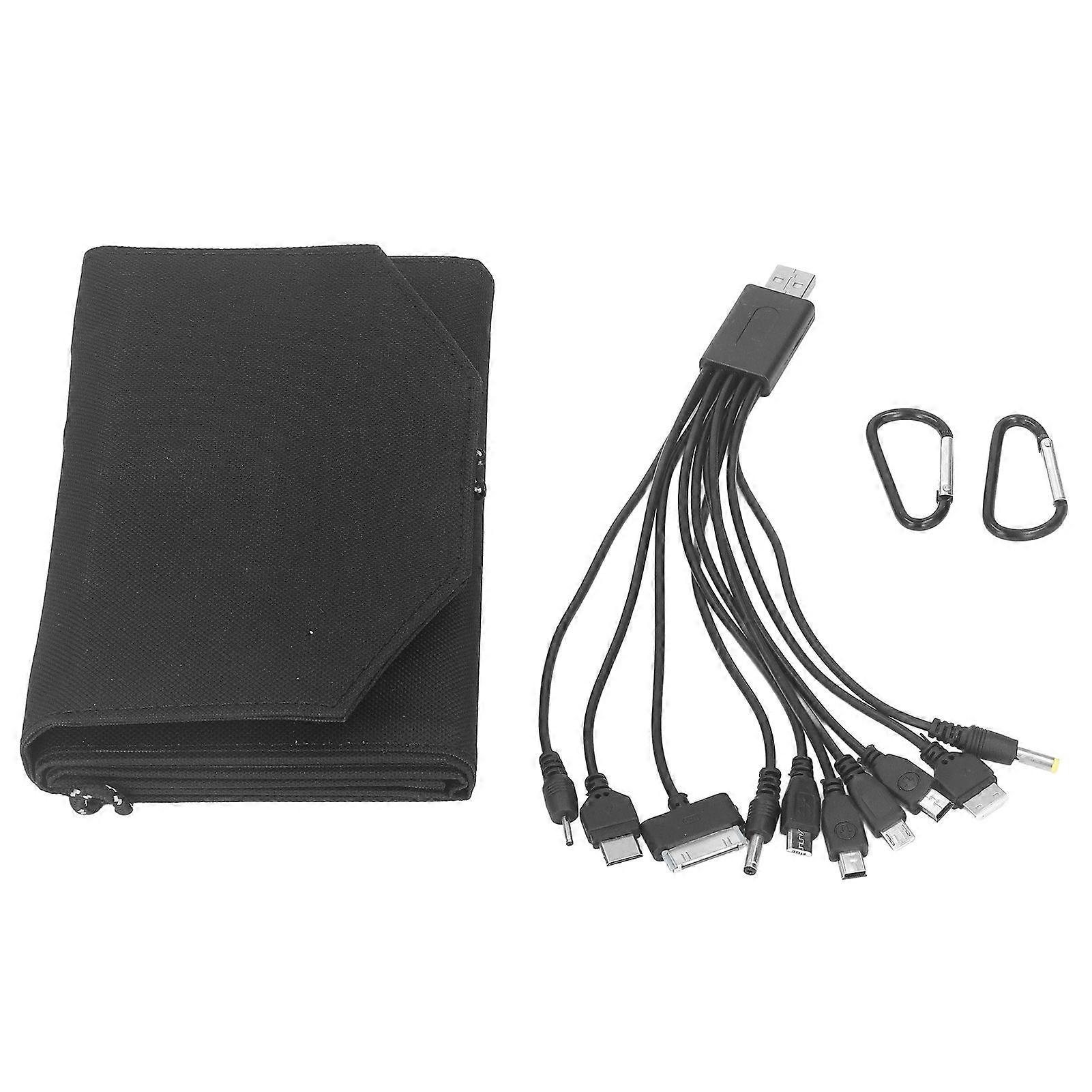 2025 Latest Model  Solar Panel 15W 5V Dual USB Output Portable Folding Solar