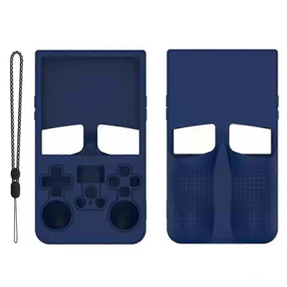 For R36MAX Open Source Handheld Game Console Portable Silicone Protective Case with Wrist Strap