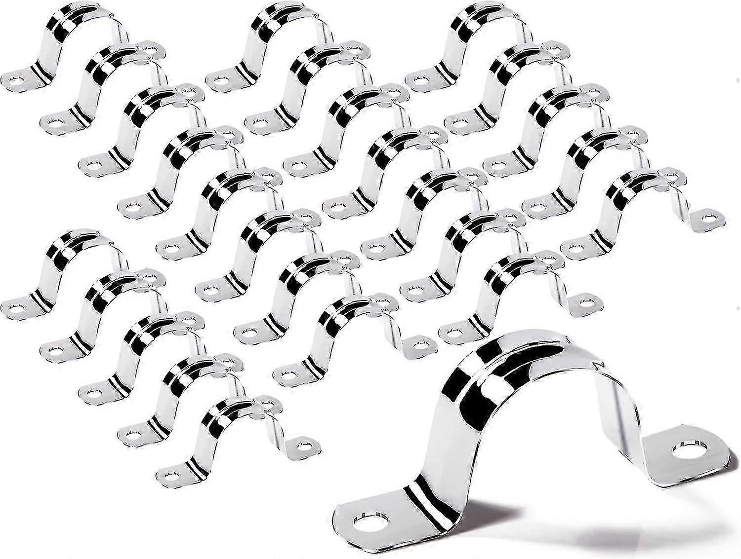 32mm 25 stk 304 rustfritt stål U-rørrørklemme