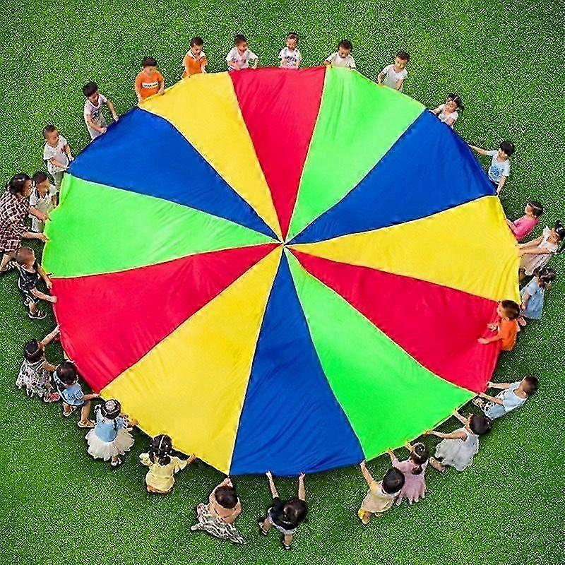 The Twiddlers - 12ft Parachute Play Tent Kids Game With 12 Handles