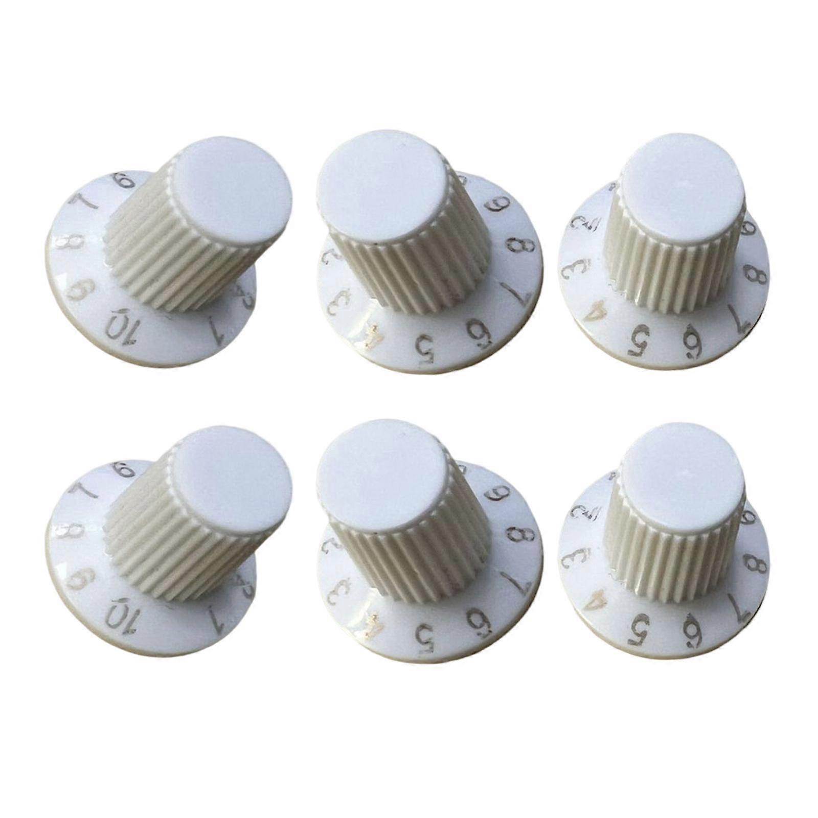6x Knob Switch Audio Volume Knob Cap Adjustable Replacement Parts Speaker Knob