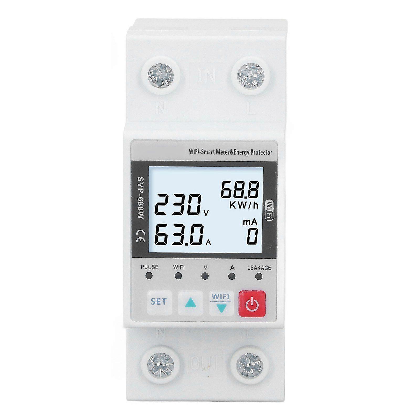 High quality  Tuya WIFI remote control over-voltage, under-voltage, current