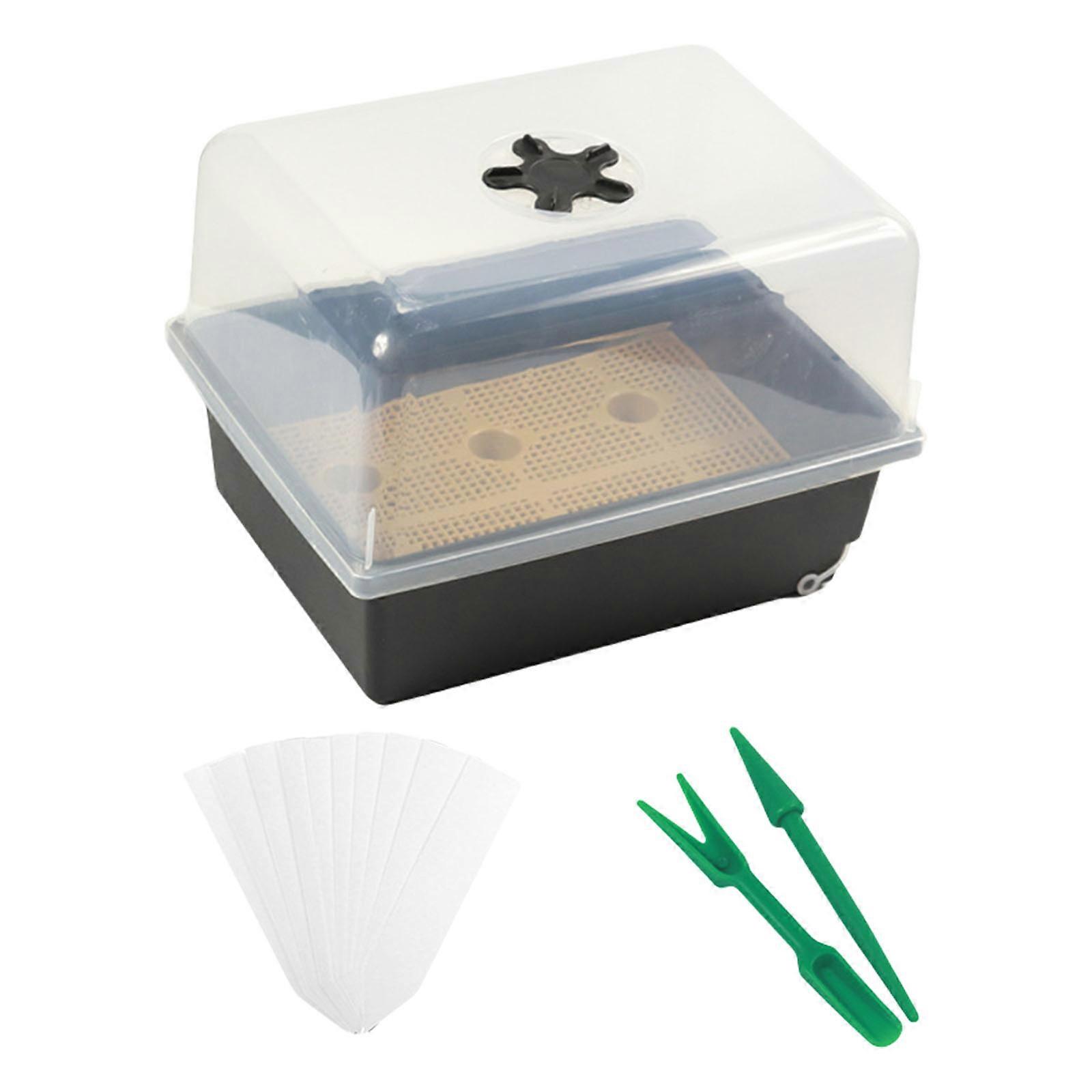 Standing Seed Starter Equipment Tray with Efficient Drainage System Suitable for Seedlings Wheatgrass and Various Plant