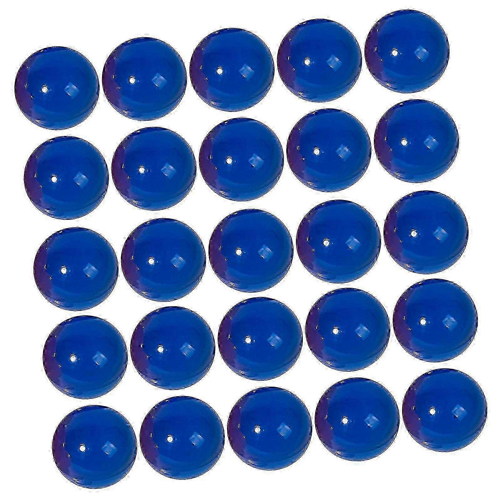 25 Pieces Bingo Ball Durable Fittings Lottery Balls For Company Parties Home Red