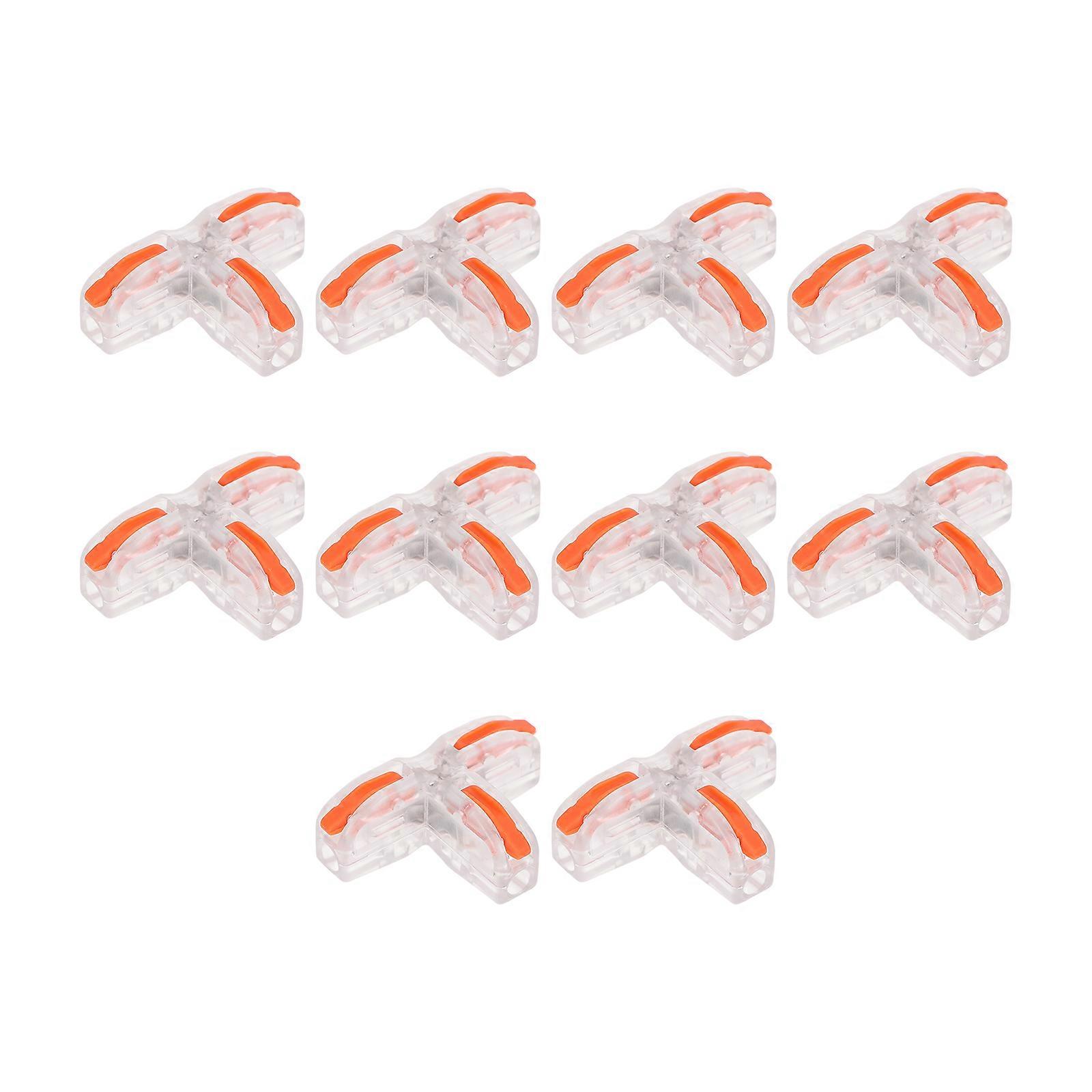 Orange Wire Connectors with Tinned Copper for Quick Splice and Reliable Connection 10pcs