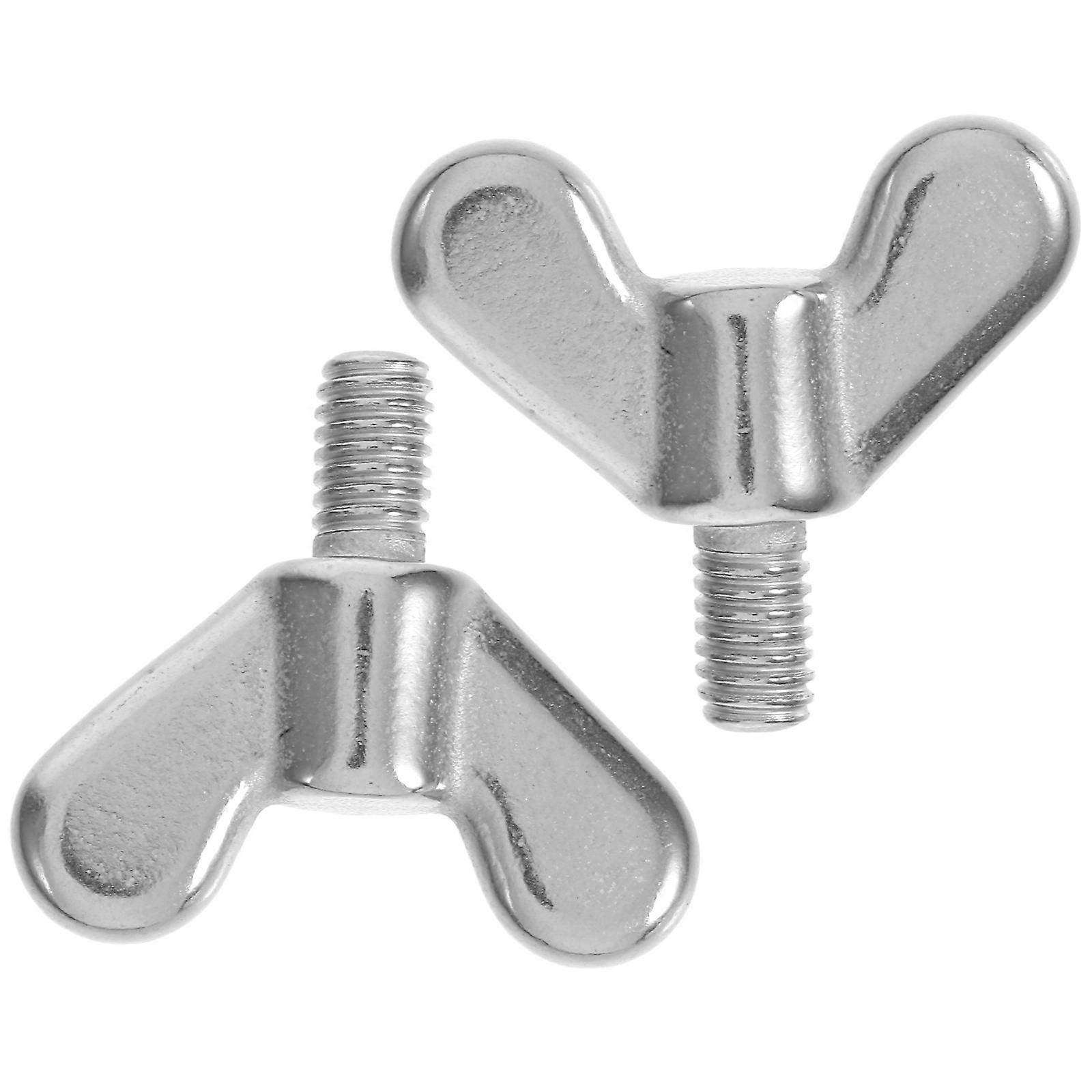 Stainless Nuts Corrosion Resistance For Bed Frame Assembly Hand Twist Installation 2Pcs