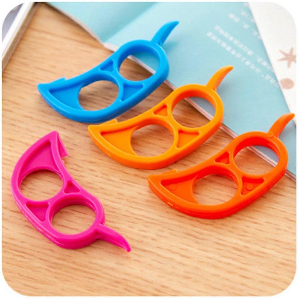 Orange Peeling Gadget Fruit Skin Remover Kitchenware Artifact Random Color Remove 1Pcs