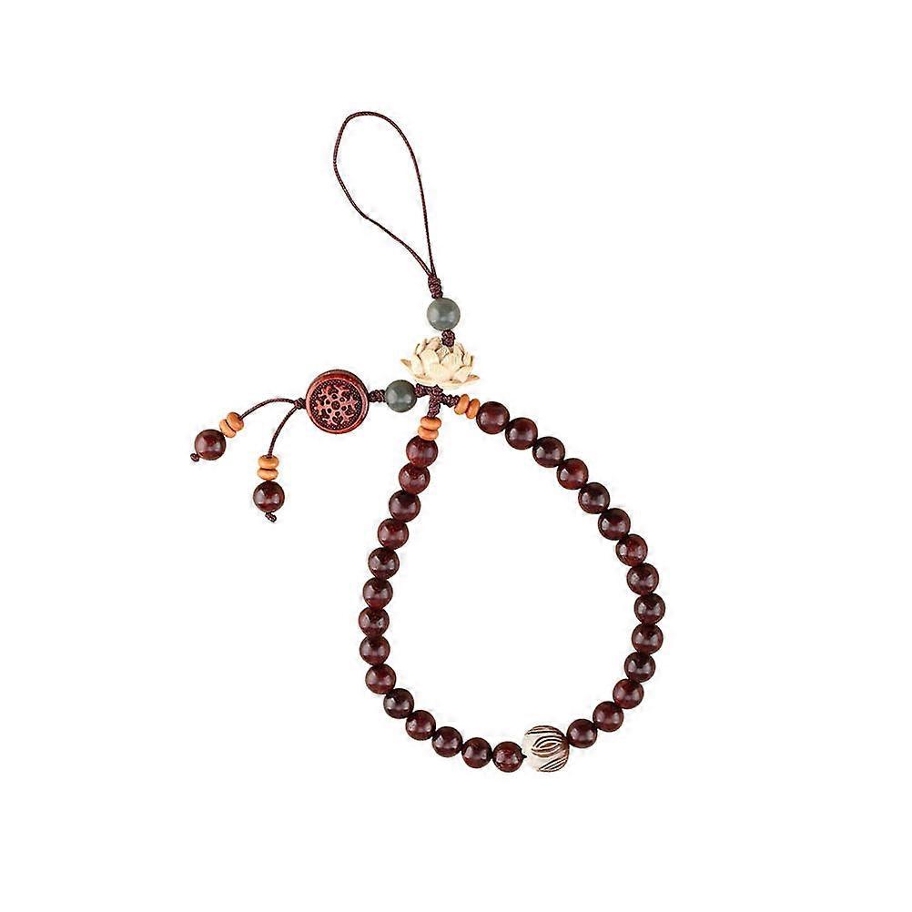 Short Lanyard Beaded Phone Strap Multi 15x5cm Holds Items 1Pc