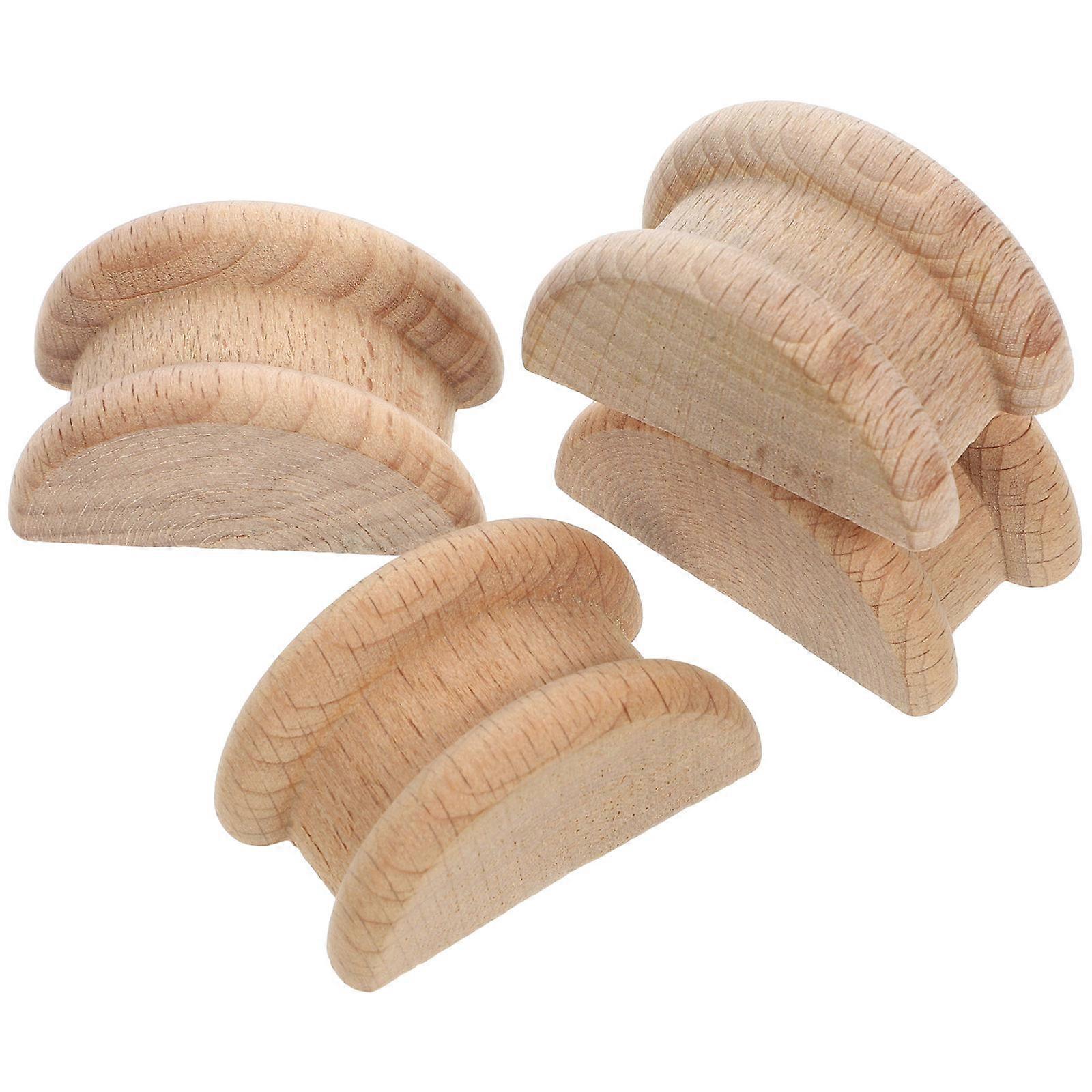 Furniture Decorative Wood Applique Classic Style Installation on Ceilings Walls 4Pcs