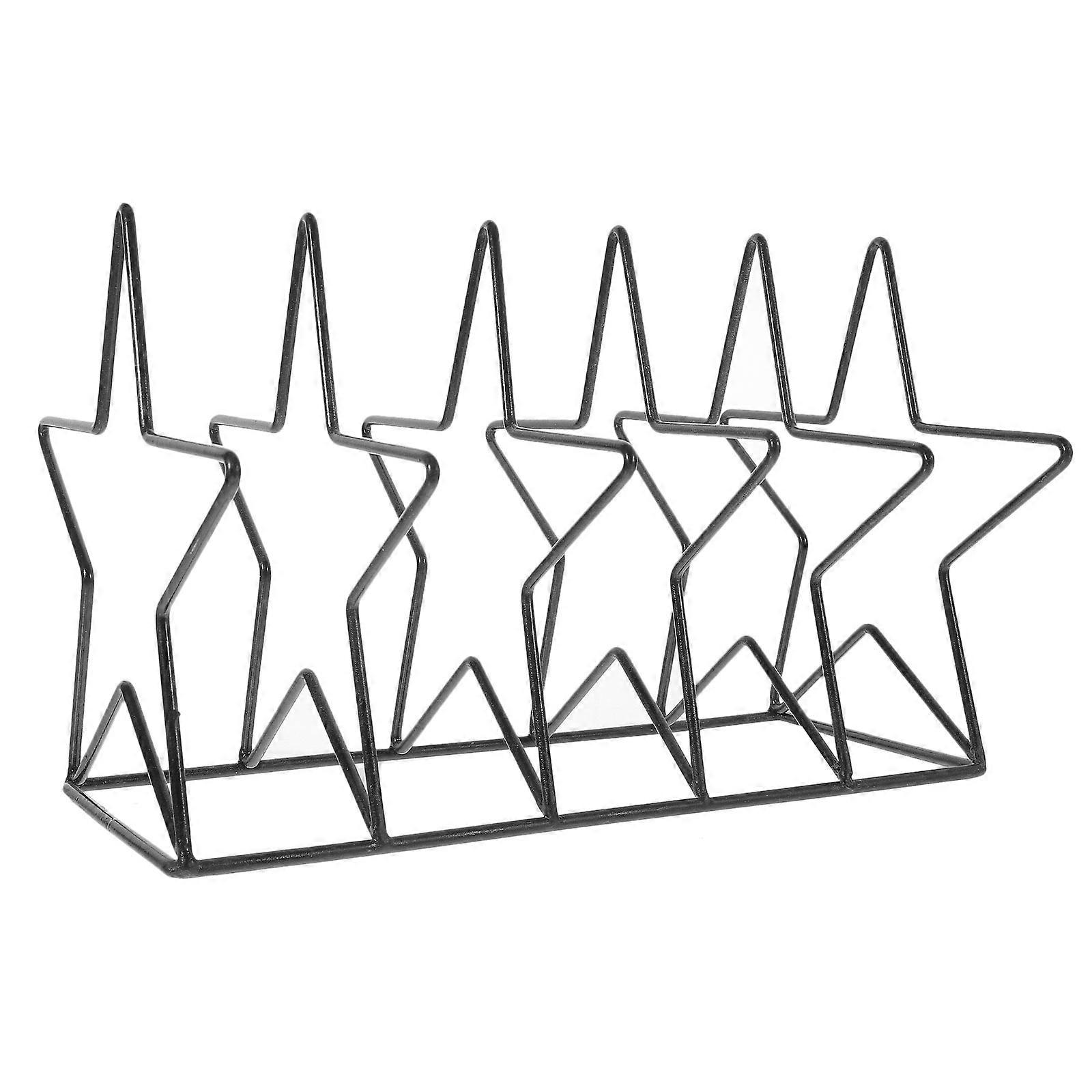Stylish Vinyl Record Display Rack Multi Purpose CD & Book Holder with Elegant Finish for Home, Office, and School Storage