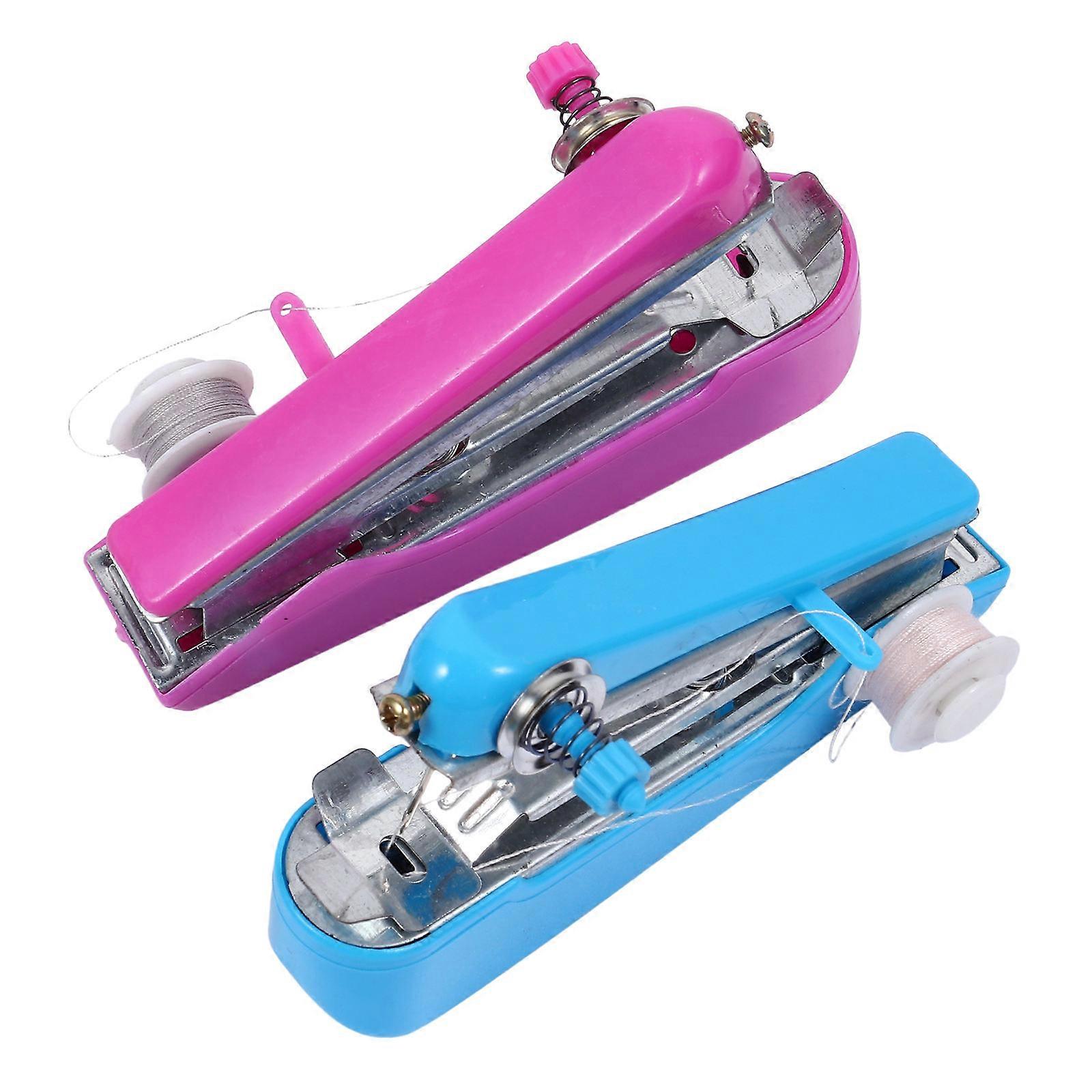 Compact Sweing Machine Mothers Girls Teens Family Handy Portable 2Pcs