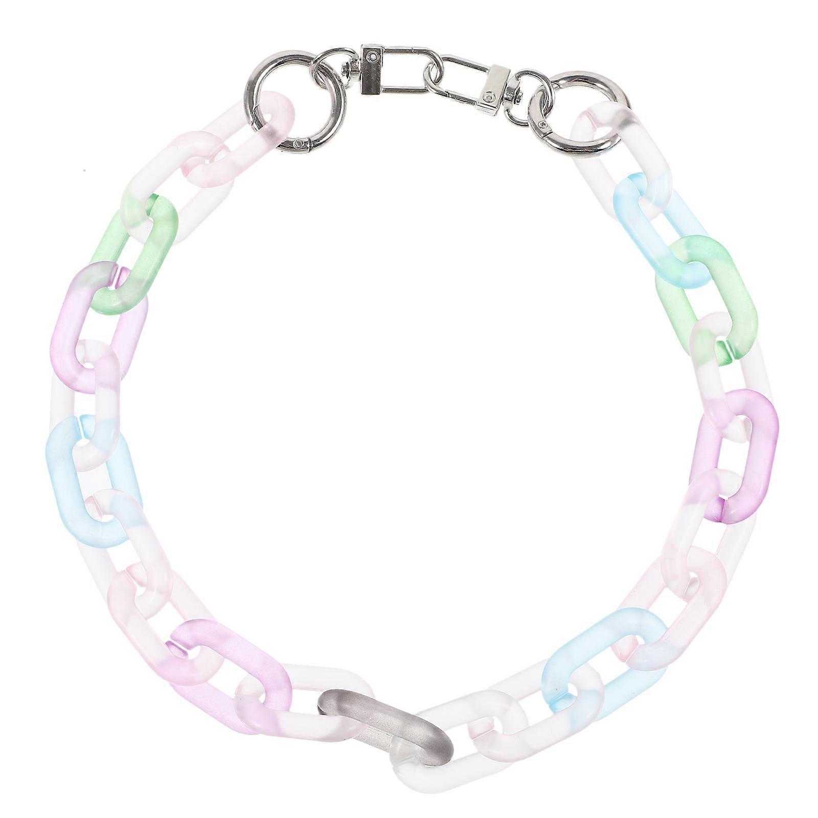 Purse Chain Accessories Bag Chain Strap Multi-Colored 49.00X2.00X2.00Cm Chain Design 1Pack