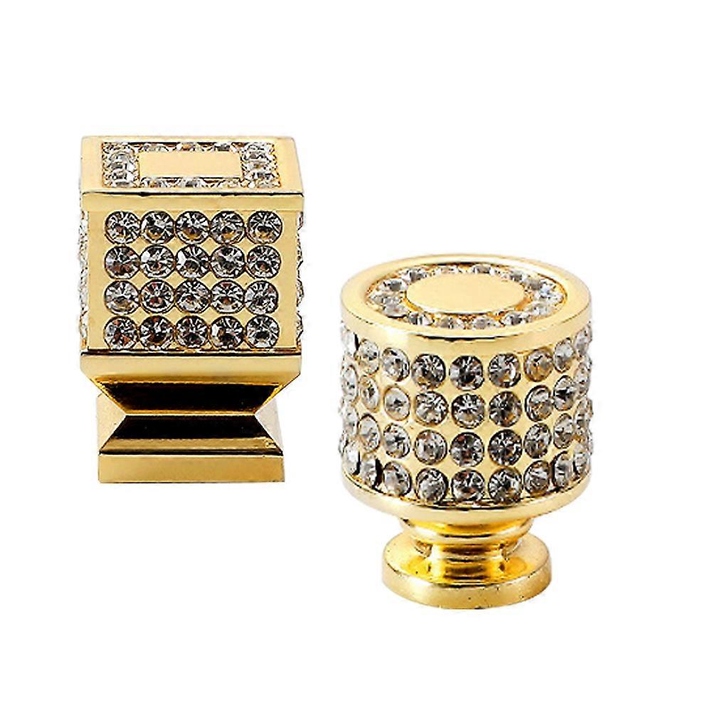 2pcs Zinc Alloy Drawer Pull Handles with Accents, Durable Cabinet Handles for Closet, Kitchen, and Wardrobe Use, Elegant Finish
