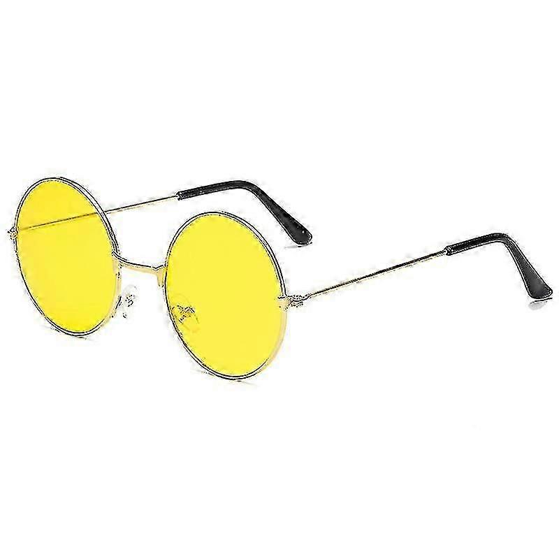 Unisex Vintage Round Polarized Sunglasses