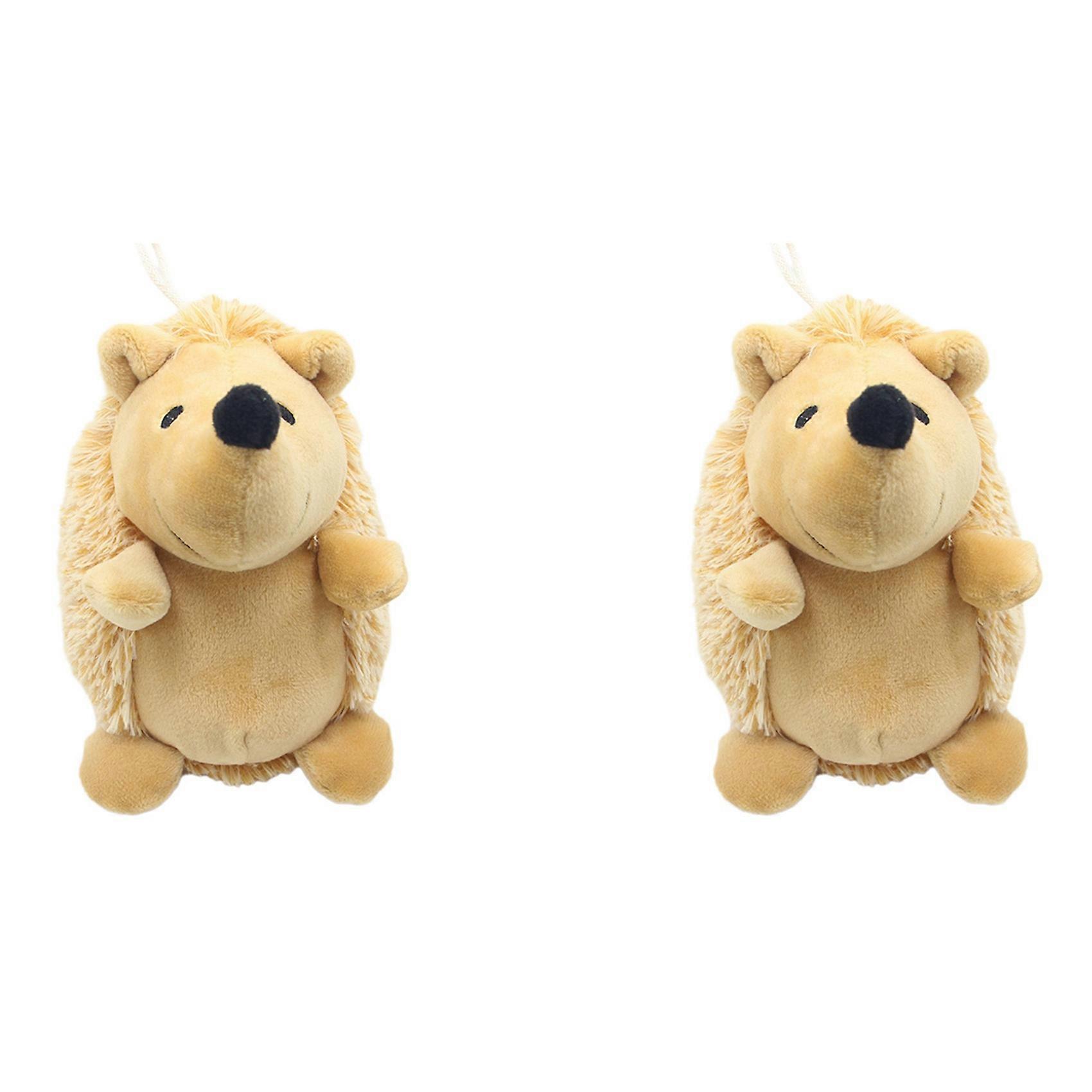 Hedgehog Stuffed Plush Dog Chew Toys Interactive Dog Toys,B