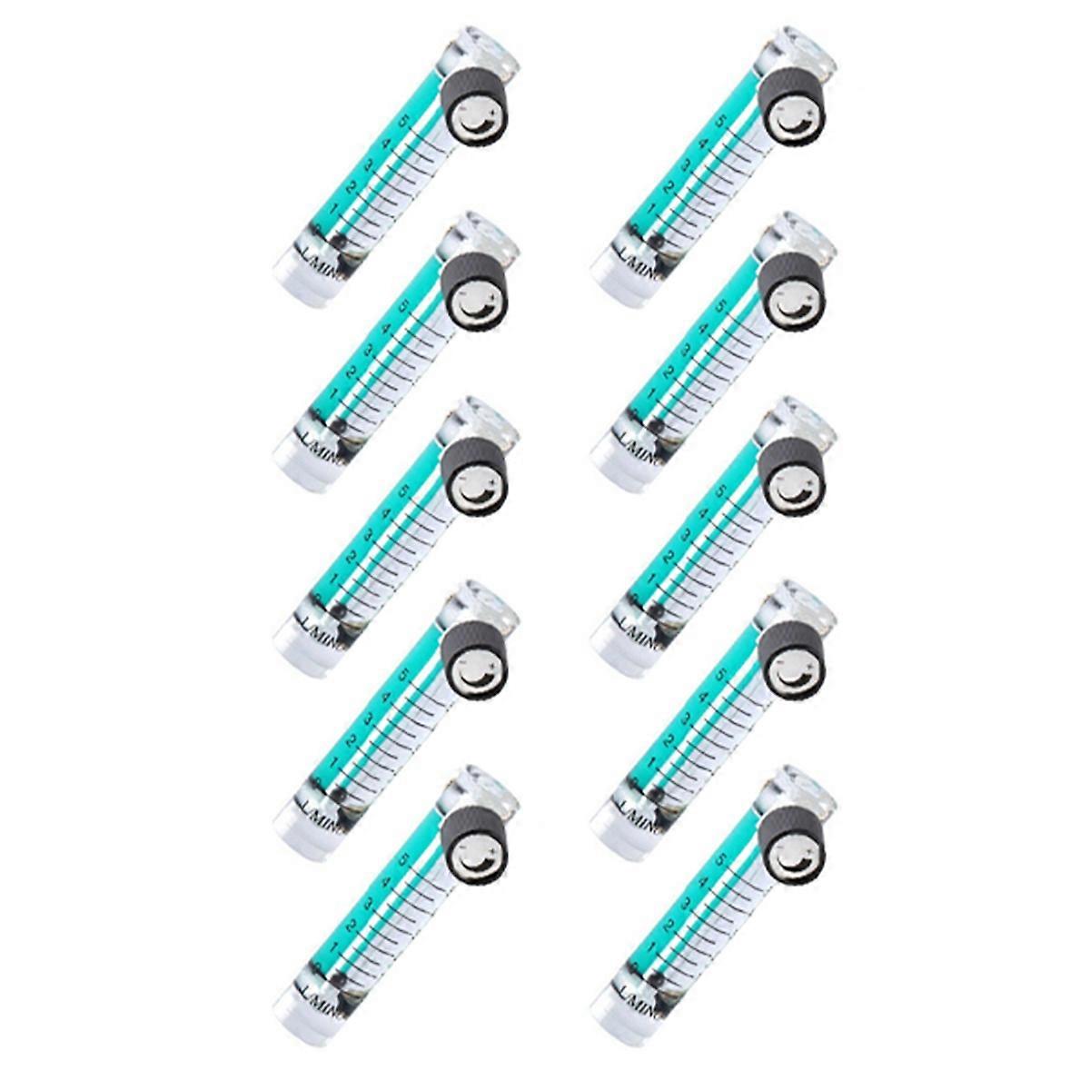 10X 0.1-5LPM 1L Oxygen Flow Meter Flowmeter with Control Valve for Oxygen Air Gas